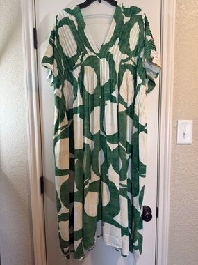 Chico's | Dresses | Chicos Linen Tiered Maxi Dress Size 214 | Poshmark